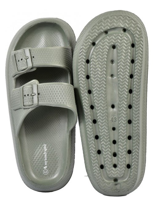 Sandales Mules EVA Boucle - Kiabi