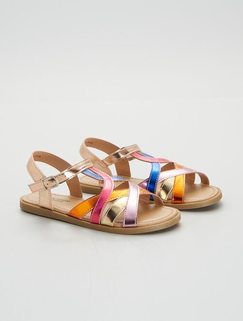 Sandales multicolores - Kiabi