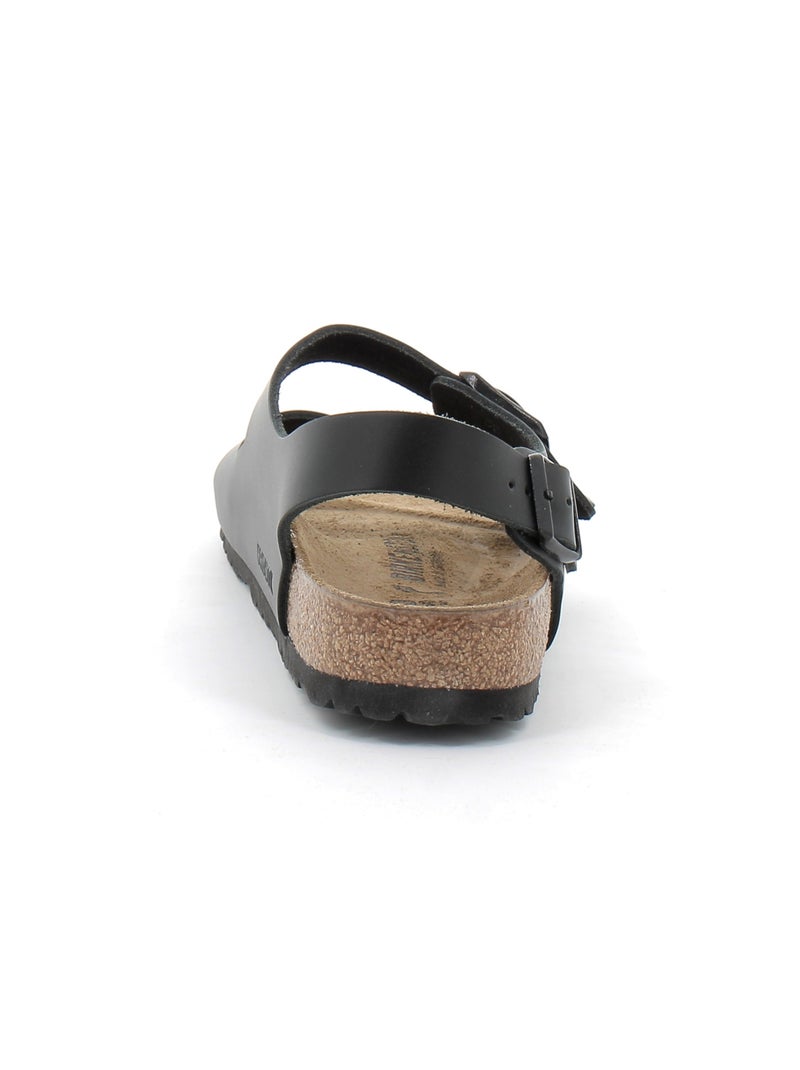 Sandales / Nue Pieds en Cuir et Liege Birkenstock Noir - Kiabi