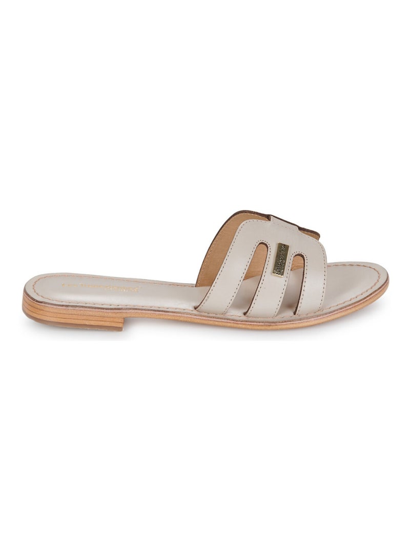 Sandales / Nue Pieds en Cuir les Tropeziennes Beige - Kiabi