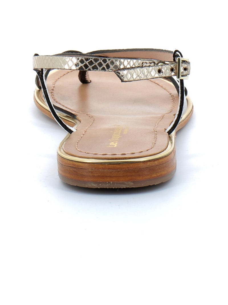 Sandales / Nue Pieds en Cuir les Tropeziennes Beige - Kiabi