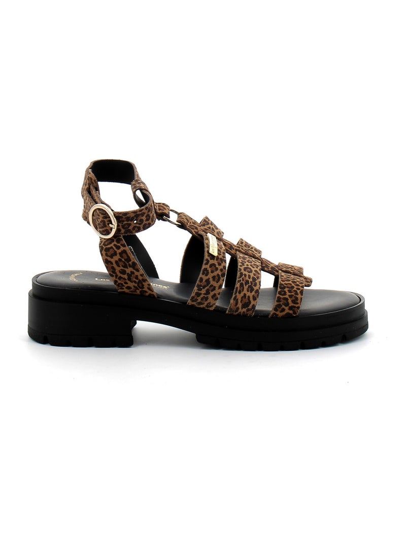 Sandales / Nue Pieds en Cuir les Tropeziennes Blanc - Kiabi