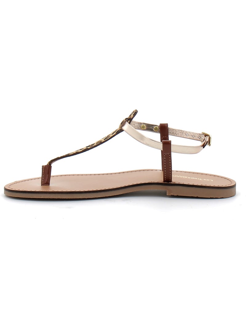 Sandales / Nue Pieds en Cuir les Tropeziennes Blanc - Kiabi