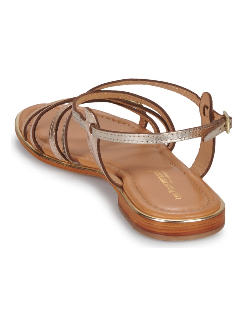 Sandales / Nue Pieds en Cuir les Tropeziennes Doré/or - Kiabi
