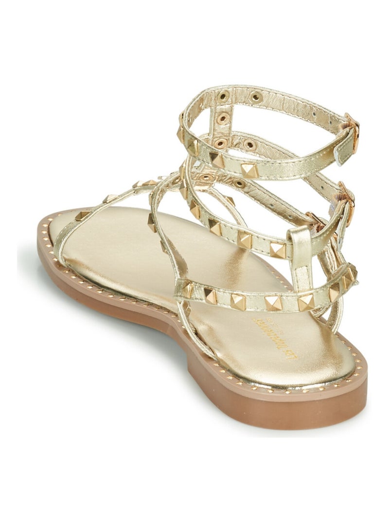Sandales / Nue Pieds en Cuir les Tropeziennes Doré/or - Kiabi