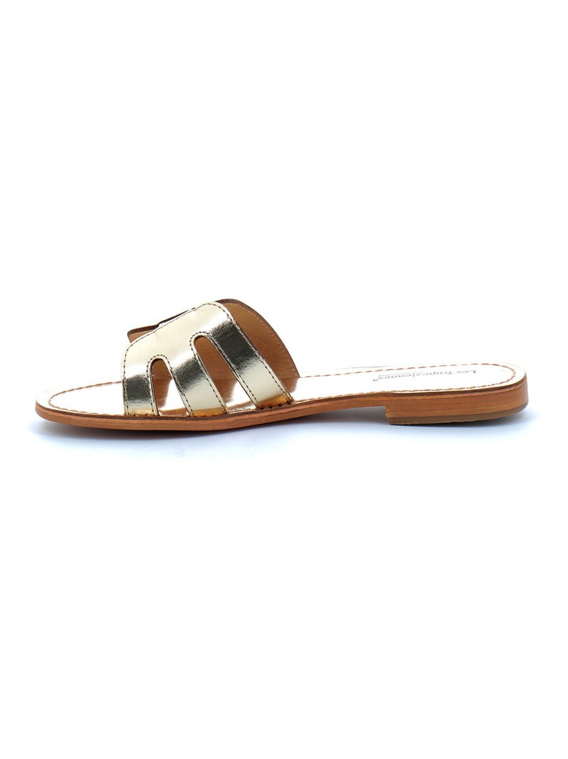 Sandales / Nue Pieds en Cuir les Tropeziennes Doré/or - Kiabi