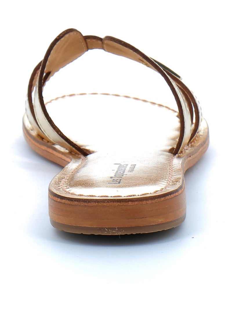 Sandales / Nue Pieds en Cuir les Tropeziennes Doré/or - Kiabi