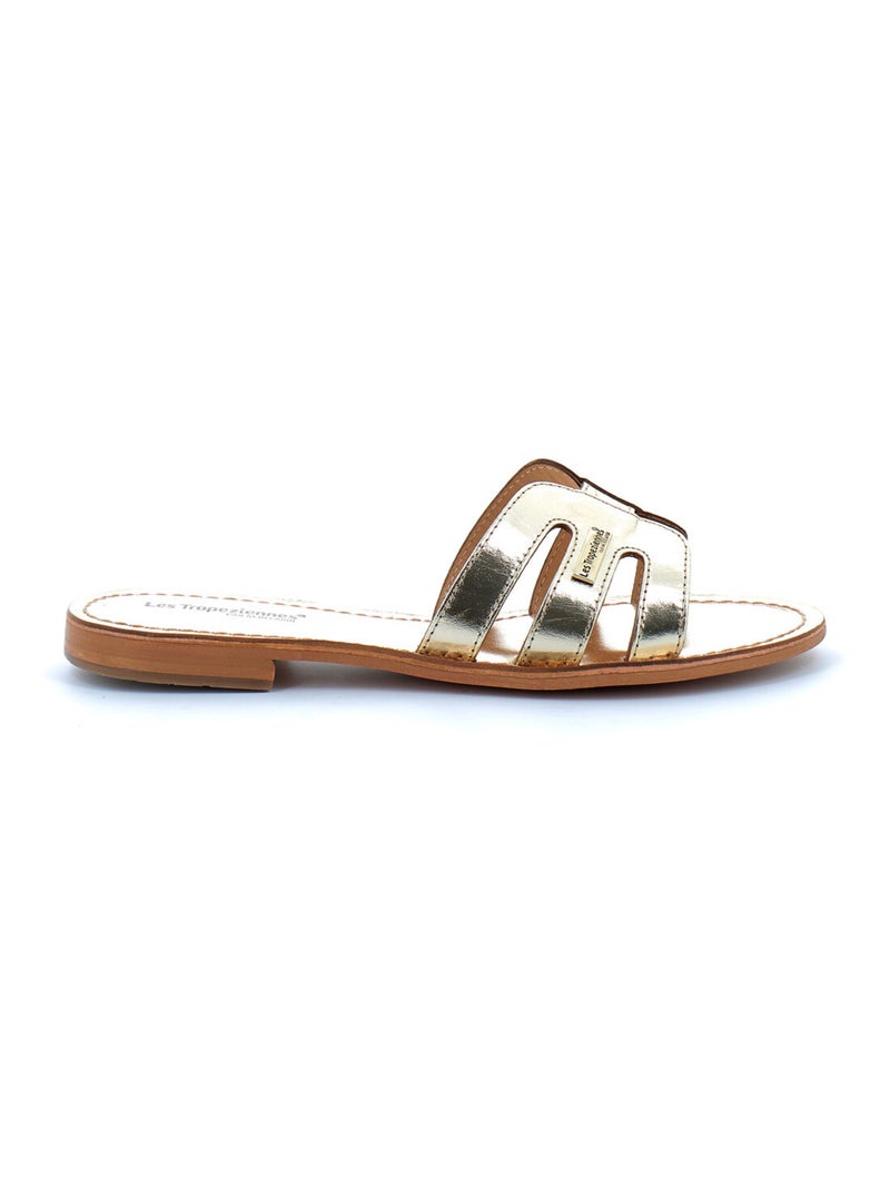 Sandales / Nue Pieds en Cuir les Tropeziennes Doré/or - Kiabi