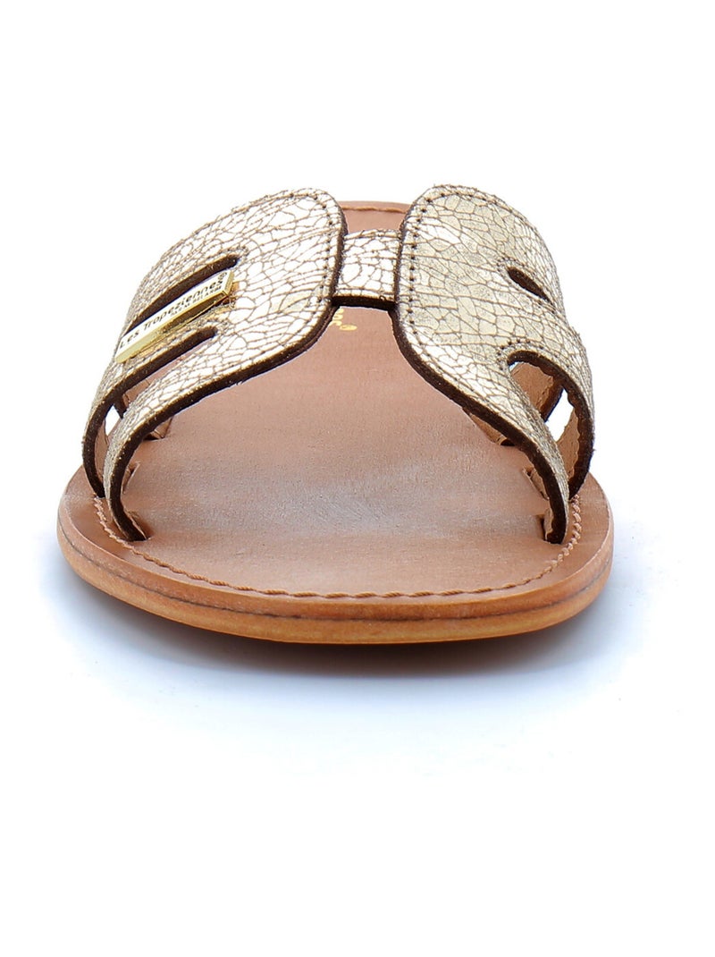 Sandales / Nue Pieds en Cuir les Tropeziennes Doré/or - Kiabi