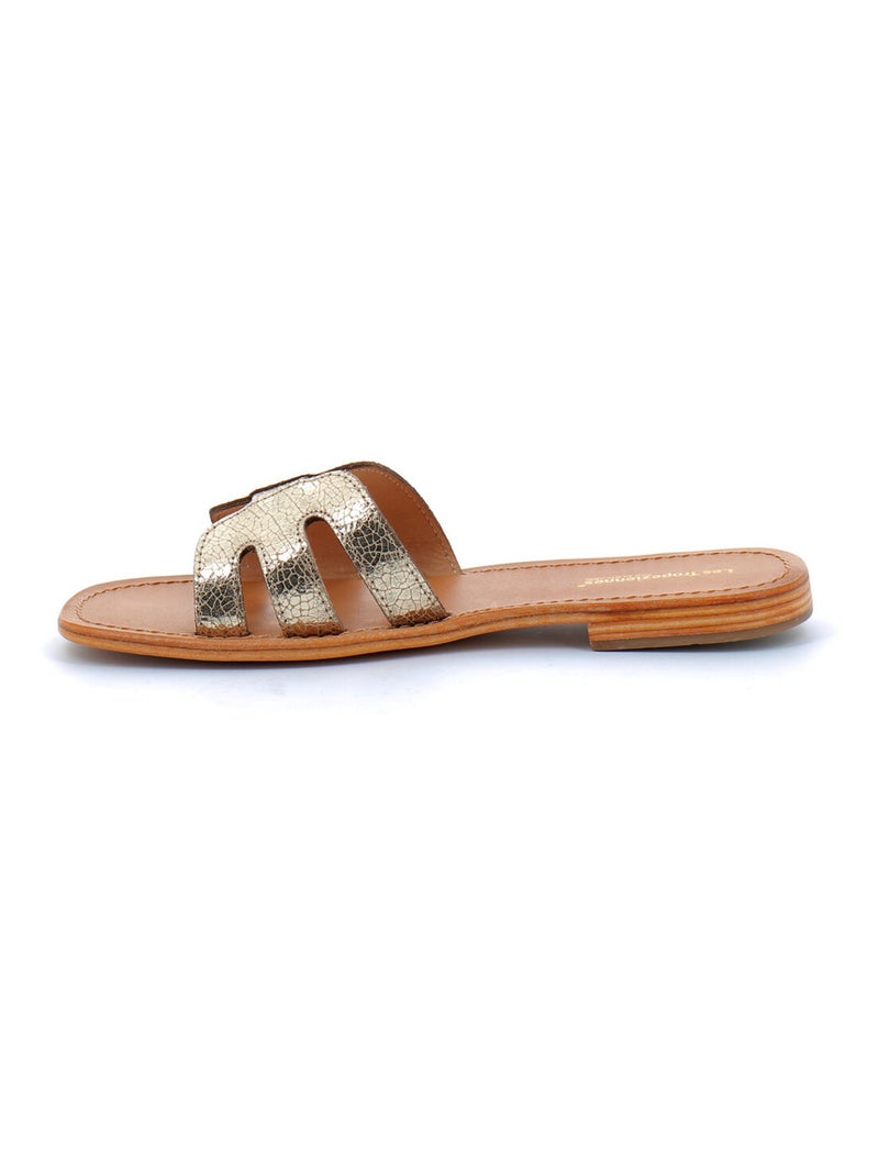 Sandales / Nue Pieds en Cuir les Tropeziennes Doré/or - Kiabi