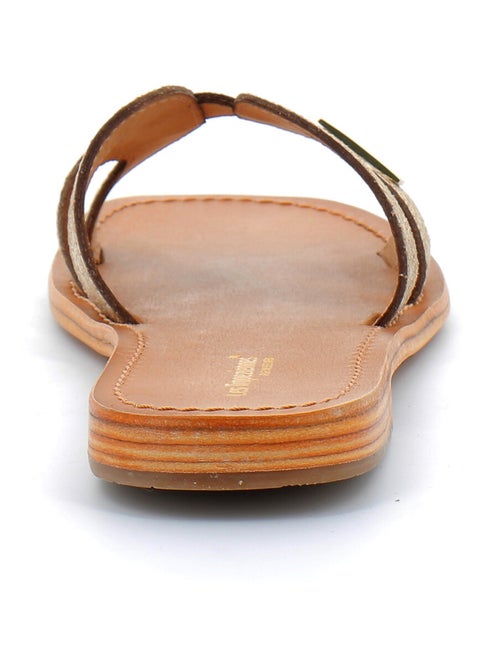 Sandales / Nue Pieds en Cuir les Tropeziennes - Kiabi
