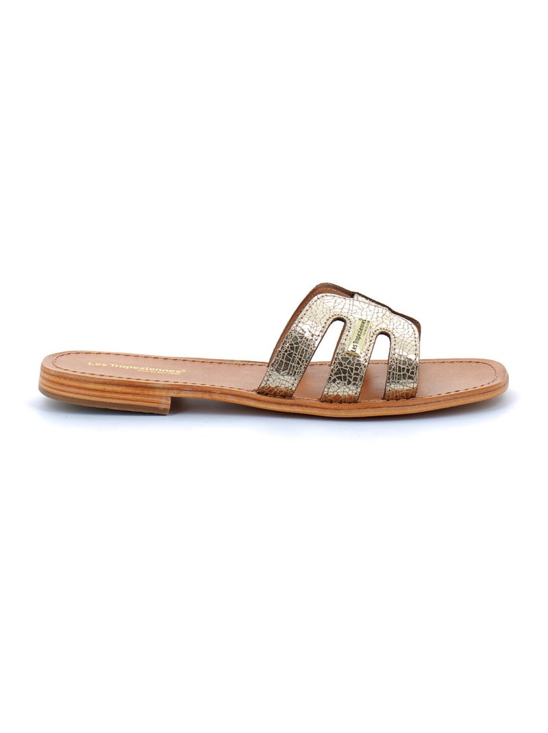 Sandales / Nue Pieds en Cuir les Tropeziennes Doré/or - Kiabi