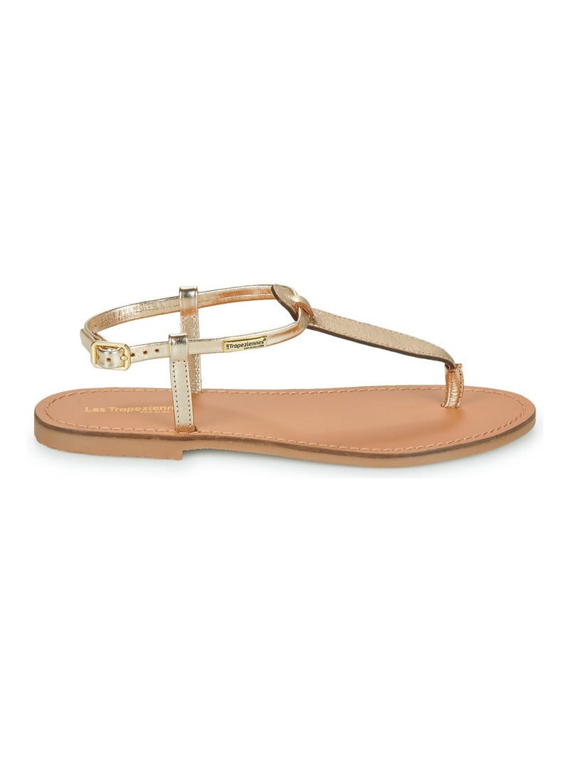 Sandales / Nue Pieds en Cuir les Tropeziennes Doré/or - Kiabi