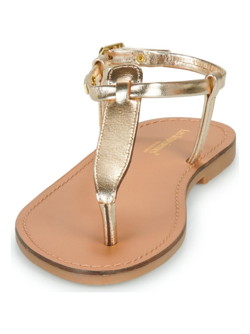 Sandales / Nue Pieds en Cuir les Tropeziennes Doré/or - Kiabi