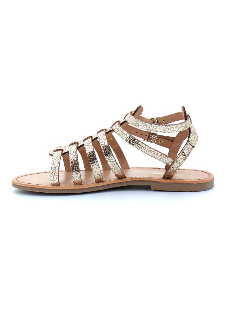 Sandales / Nue Pieds en Cuir les Tropeziennes Doré/or - Kiabi