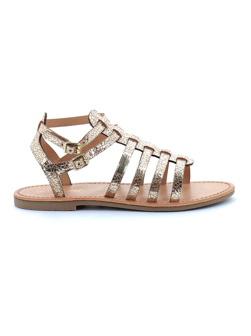 Sandales / Nue Pieds en Cuir les Tropeziennes Doré/or - Kiabi