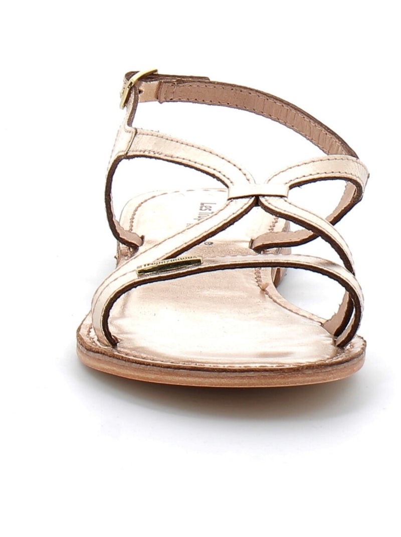 Sandales / Nue Pieds en Cuir les Tropeziennes Doré/or - Kiabi