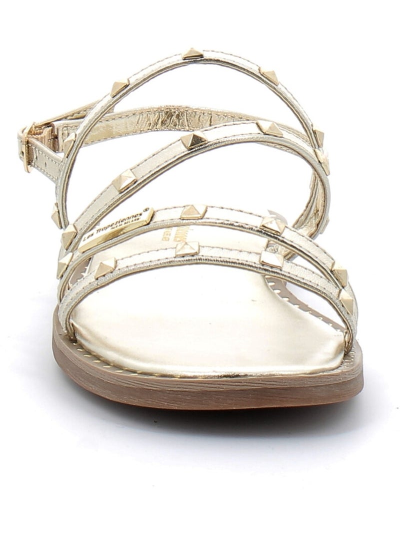 Sandales / Nue Pieds en Cuir les Tropeziennes Doré/or - Kiabi