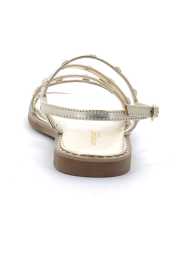 Sandales / Nue Pieds en Cuir les Tropeziennes Doré/or - Kiabi
