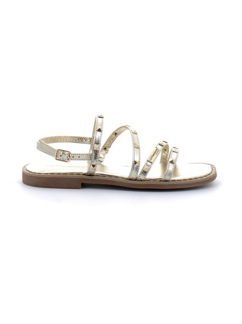 Sandales / Nue Pieds en Cuir les Tropeziennes Doré/or - Kiabi