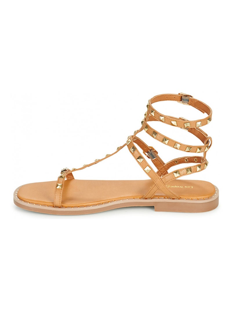 Sandales / Nue Pieds en Cuir les Tropeziennes Marron - Kiabi