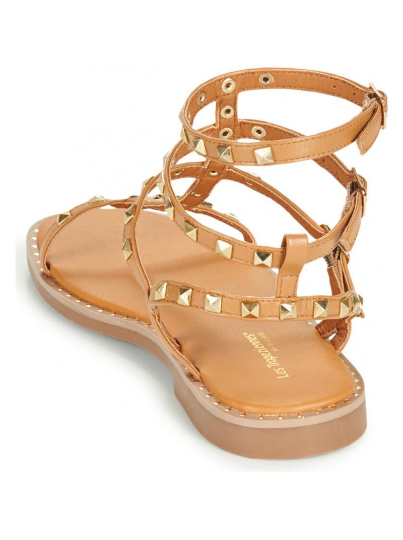Sandales / Nue Pieds en Cuir les Tropeziennes Marron - Kiabi