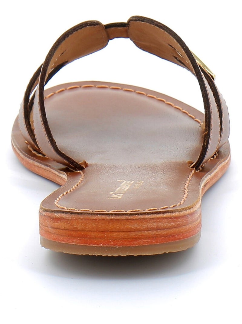 Sandales / Nue Pieds en Cuir les Tropeziennes Marron - Kiabi