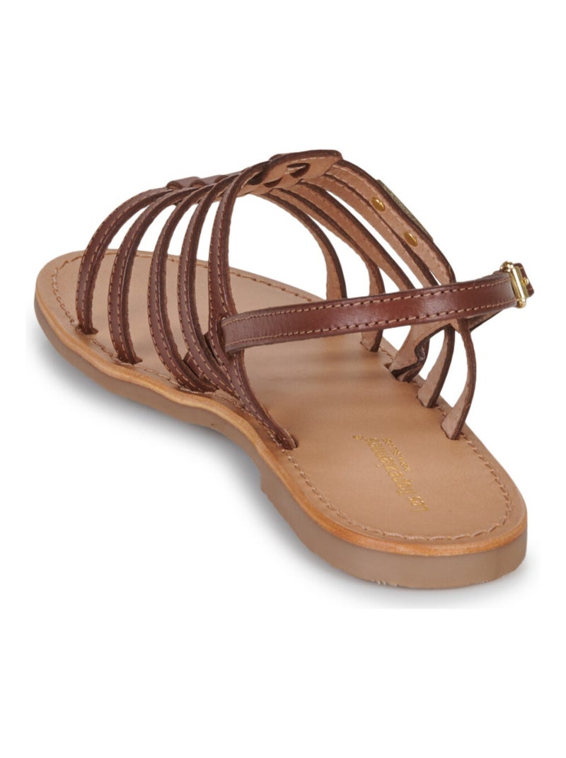 Sandales / Nue Pieds en Cuir les Tropeziennes Marron - Kiabi