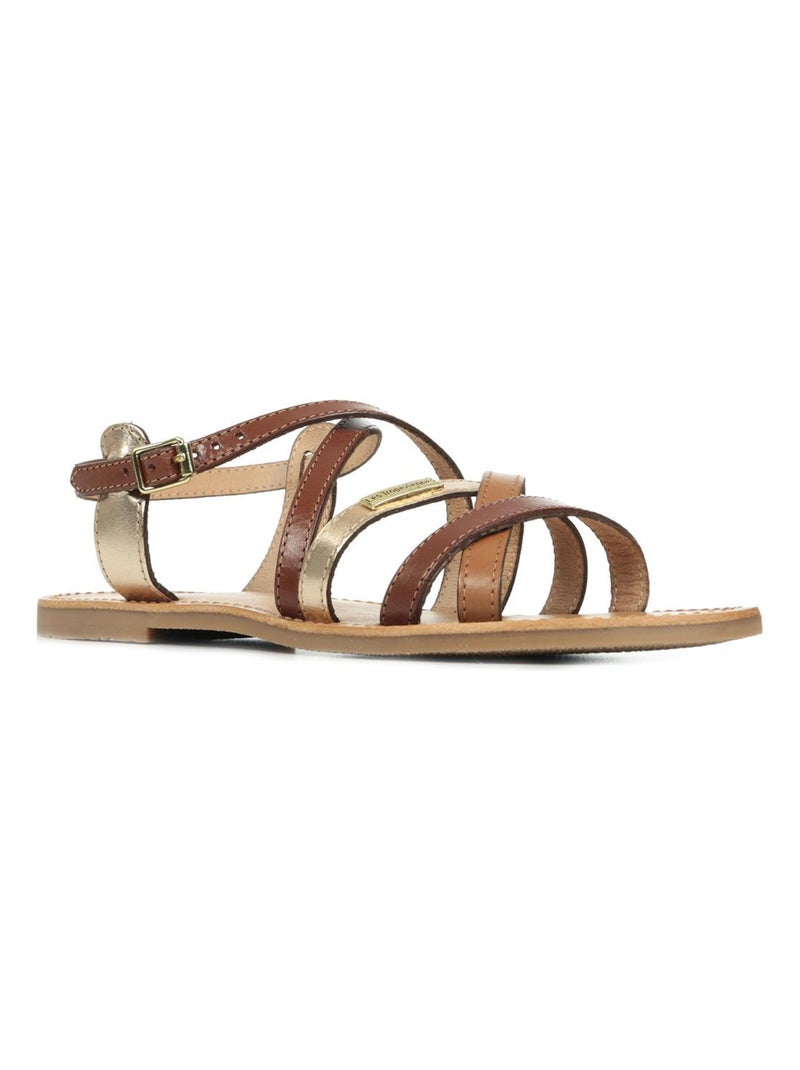 Sandales / Nue Pieds en Cuir les Tropeziennes Marron - Kiabi