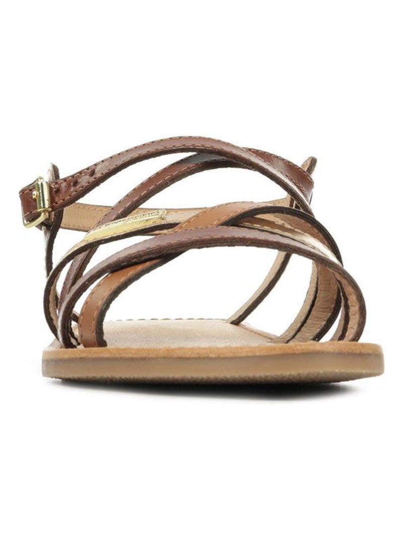 Sandales / Nue Pieds en Cuir les Tropeziennes Marron - Kiabi