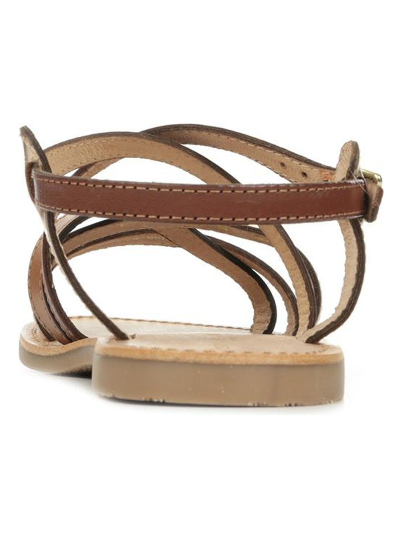 Sandales / Nue Pieds en Cuir les Tropeziennes Marron - Kiabi