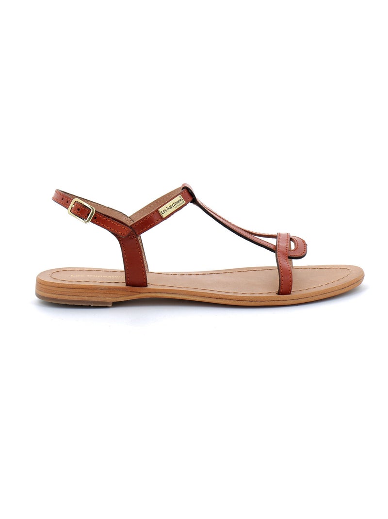 Sandales / Nue Pieds en Cuir les Tropeziennes Marron - Kiabi