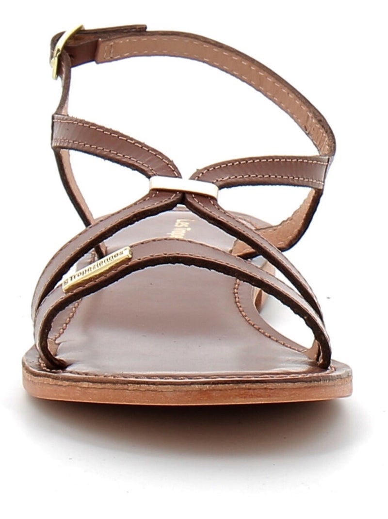 Sandales / Nue Pieds en Cuir les Tropeziennes Marron - Kiabi