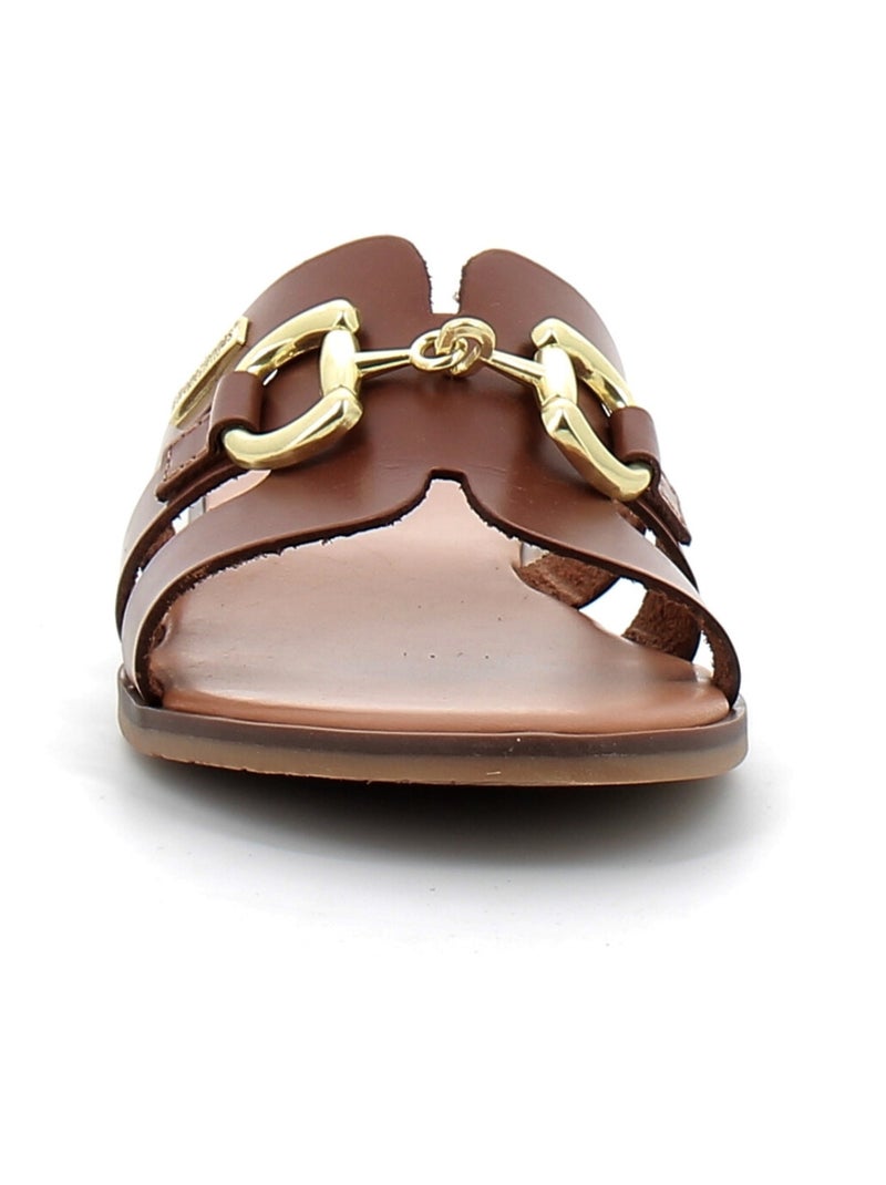 Sandales / Nue Pieds en Cuir les Tropeziennes Marron - Kiabi