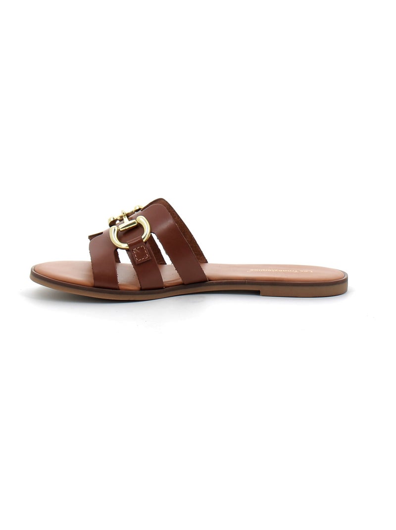 Sandales / Nue Pieds en Cuir les Tropeziennes Marron - Kiabi