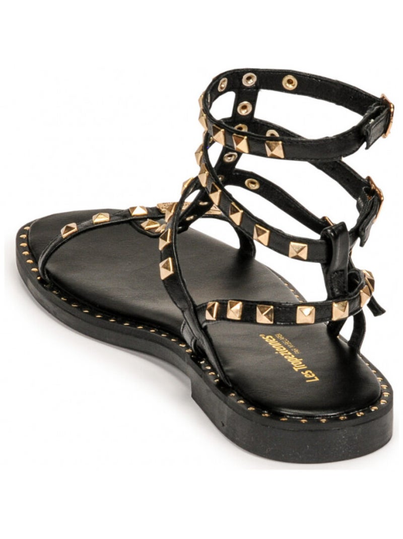 Sandales / Nue Pieds en Cuir les Tropeziennes Noir - Kiabi