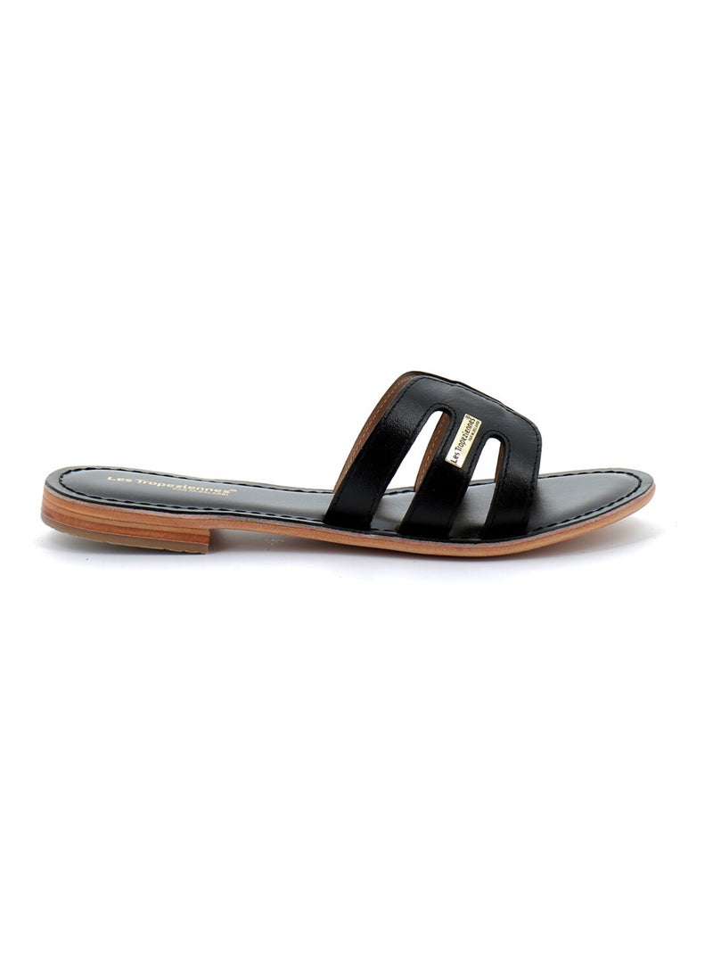 Sandales / Nue Pieds en Cuir les Tropeziennes Noir - Kiabi