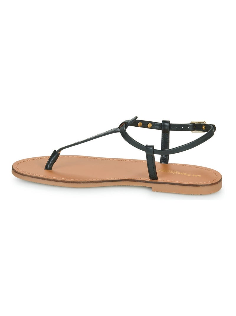 Sandales / Nue Pieds en Cuir les Tropeziennes Noir - Kiabi