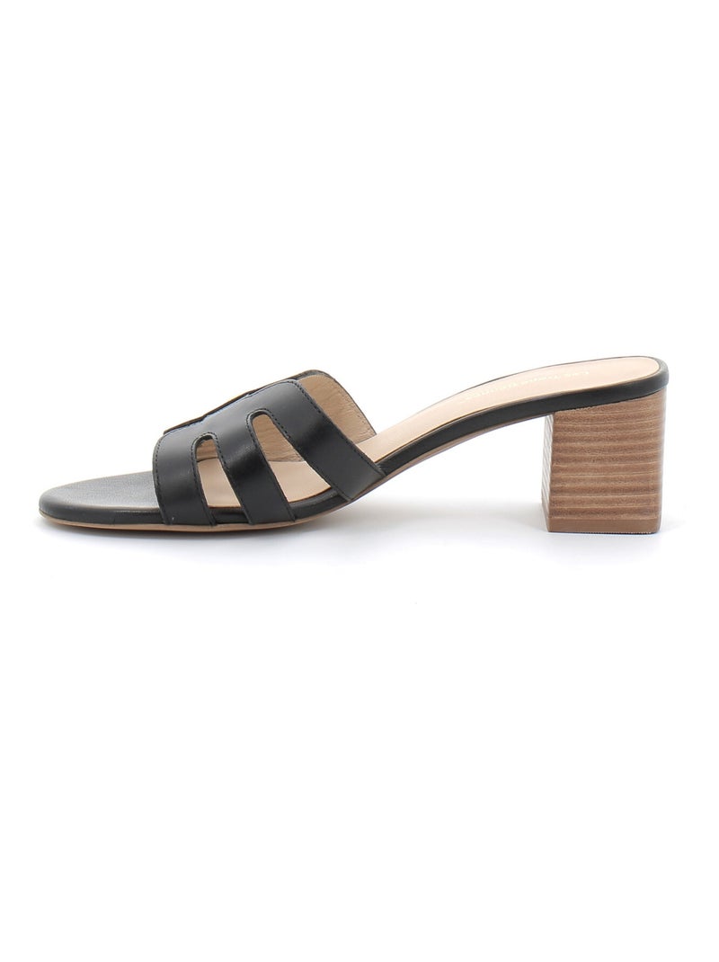 Sandales / Nue Pieds en Cuir les Tropeziennes Noir - Kiabi