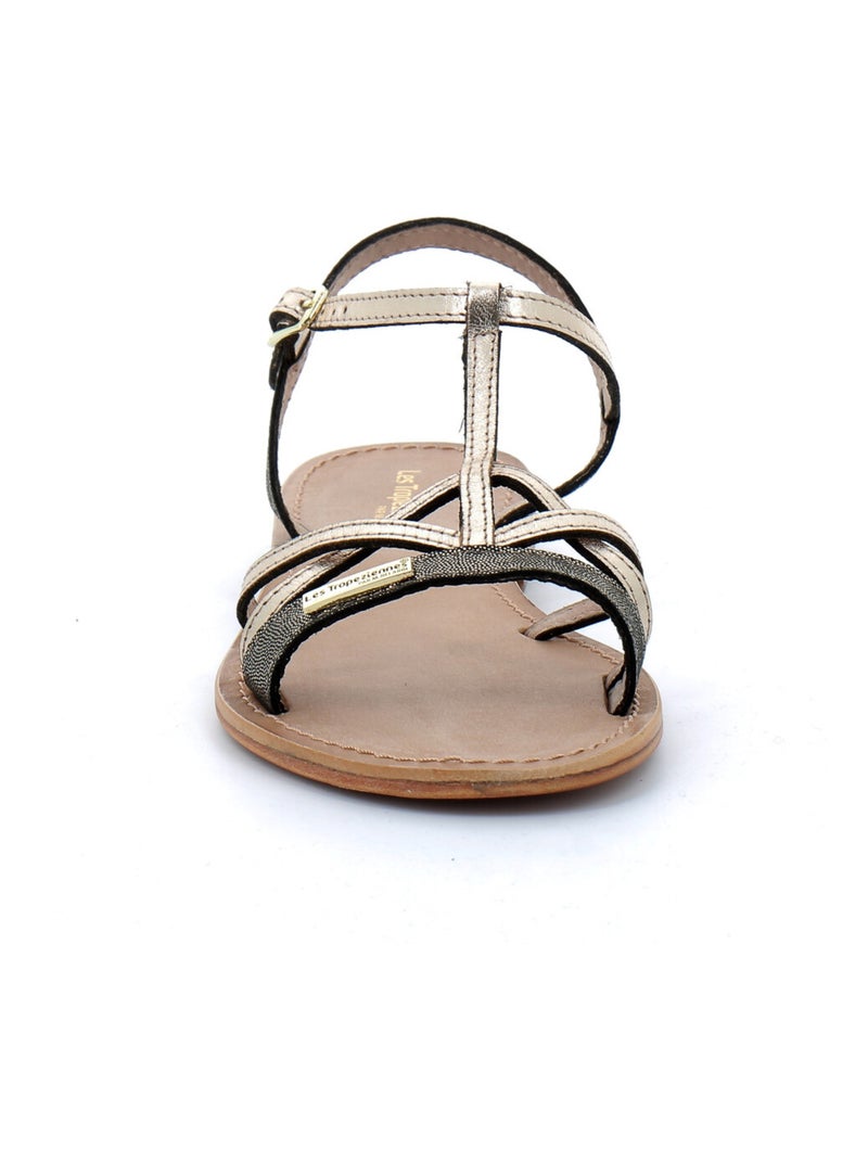 Sandales / Nue Pieds en Cuir les Tropeziennes Noir - Kiabi
