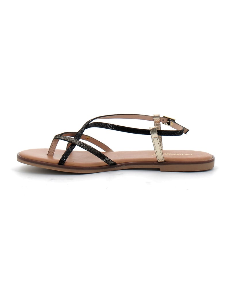 Sandales / Nue Pieds en Cuir les Tropeziennes Noir - Kiabi