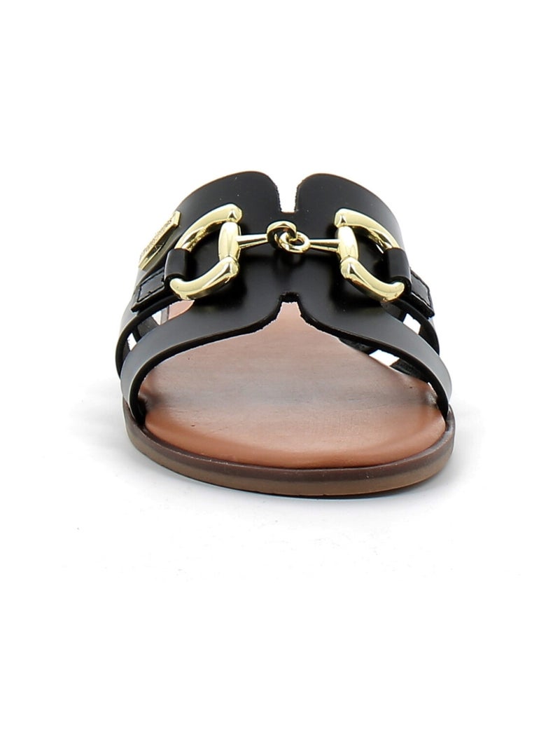Sandales / Nue Pieds en Cuir les Tropeziennes Noir - Kiabi