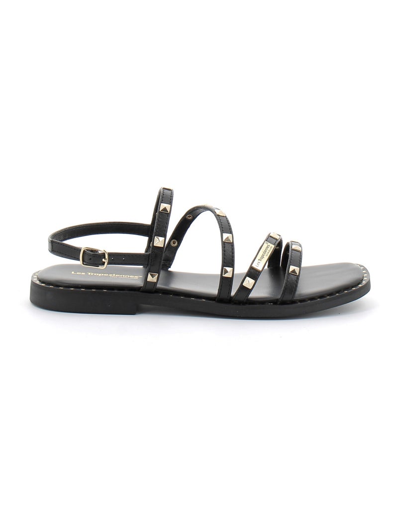 Sandales / Nue Pieds en Cuir les Tropeziennes Noir - Kiabi