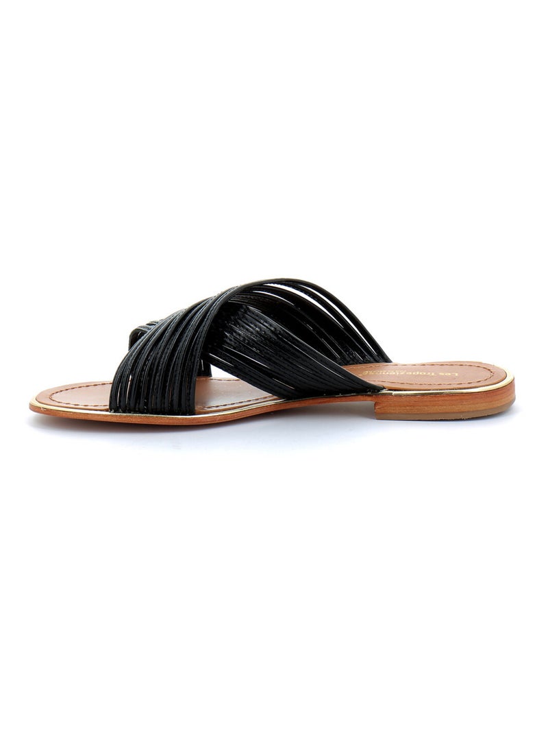 Sandales / Nue Pieds en Cuir les Tropeziennes Noir - Kiabi