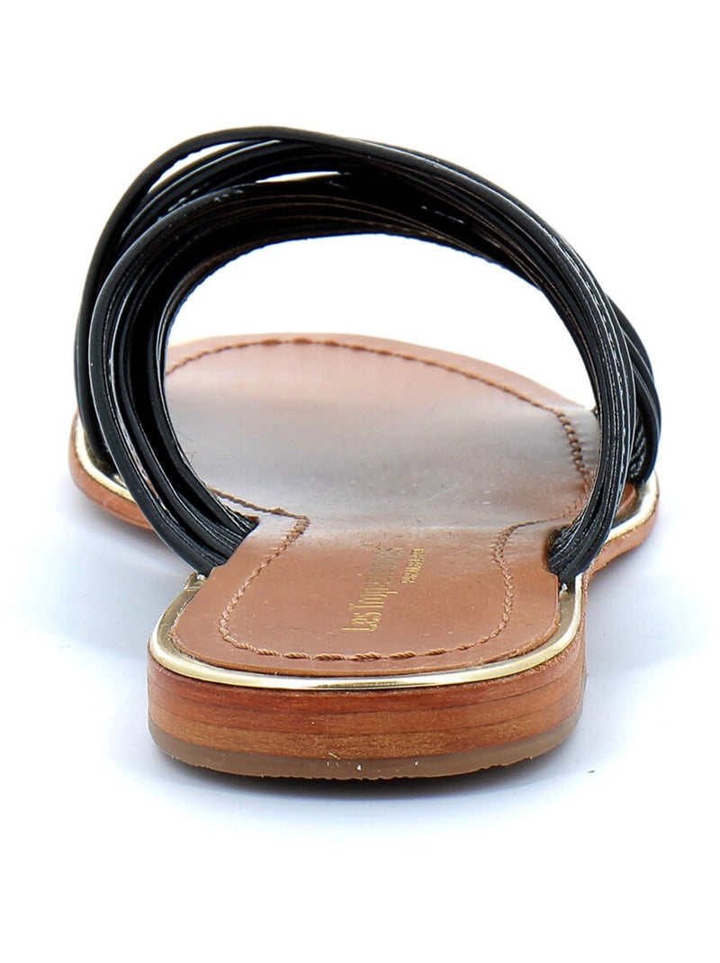 Sandales / Nue Pieds en Cuir les Tropeziennes Noir - Kiabi