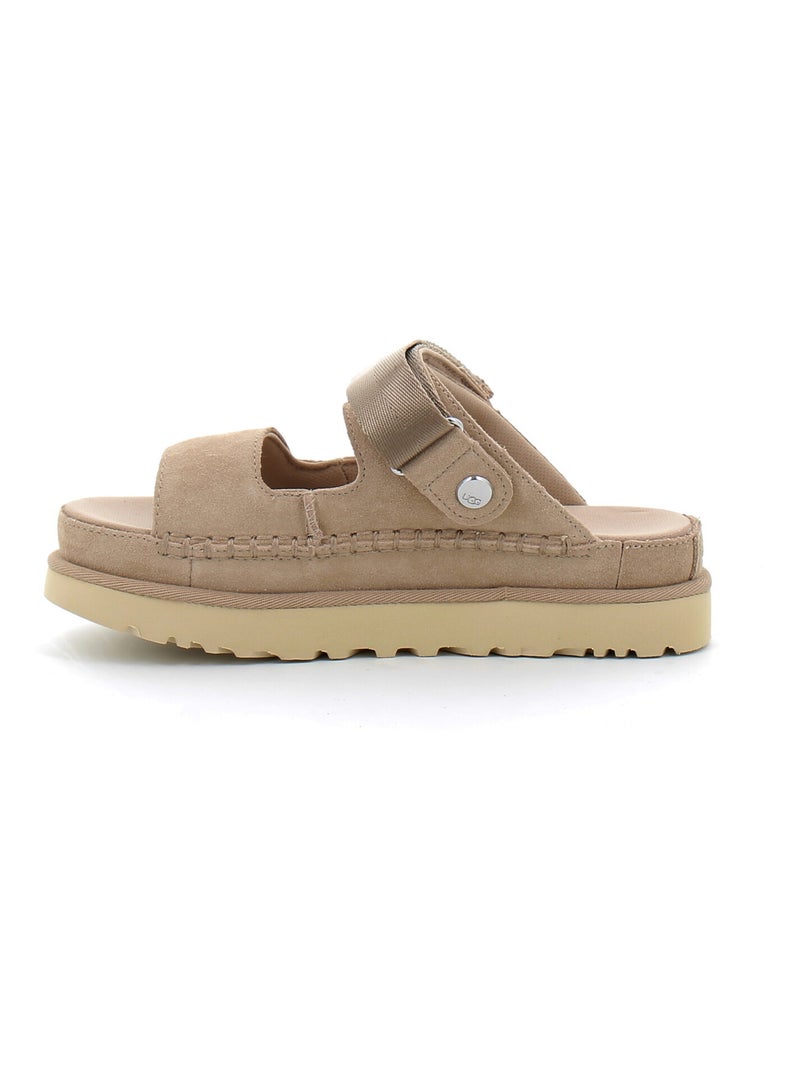 Sandales / Nue Pieds en Daim et eva ugg Beige - Kiabi
