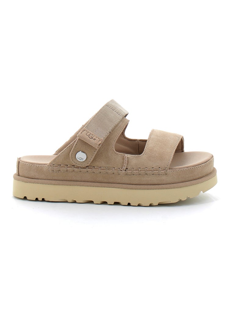 Sandales / Nue Pieds en Daim et eva ugg Beige - Kiabi