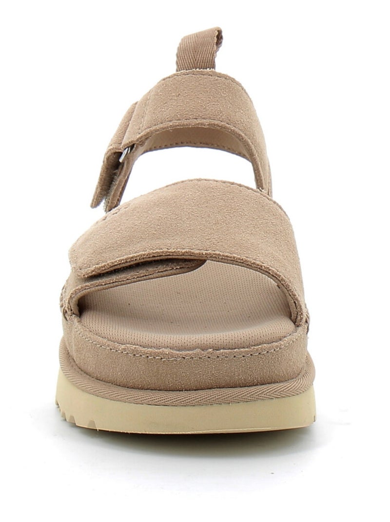 Sandales / Nue Pieds en Daim et eva ugg Beige - Kiabi