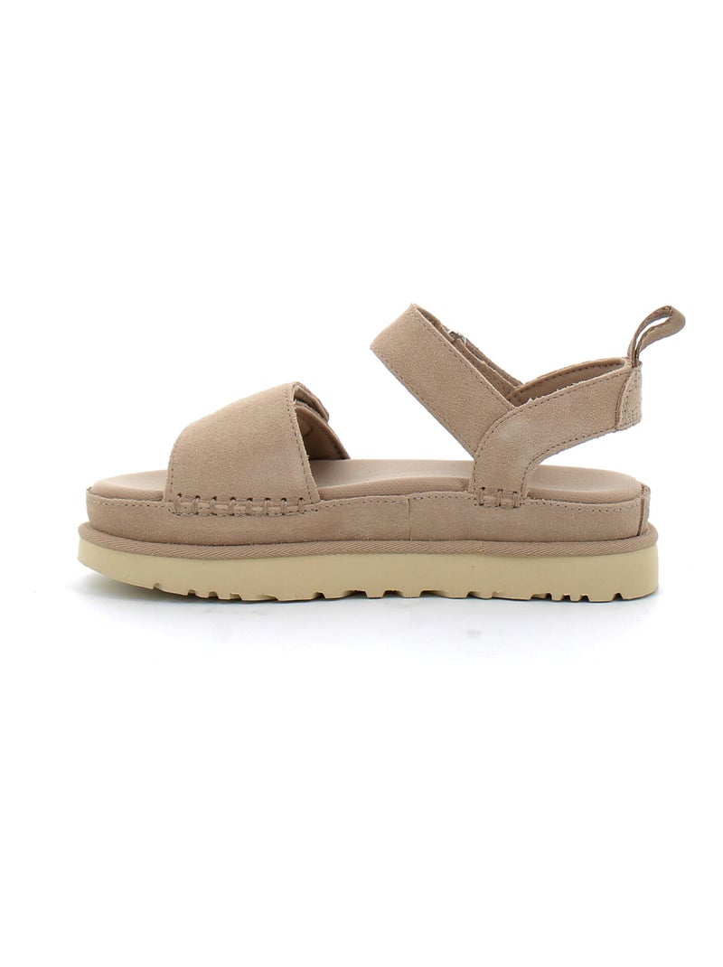Sandales / Nue Pieds en Daim et eva ugg Beige - Kiabi