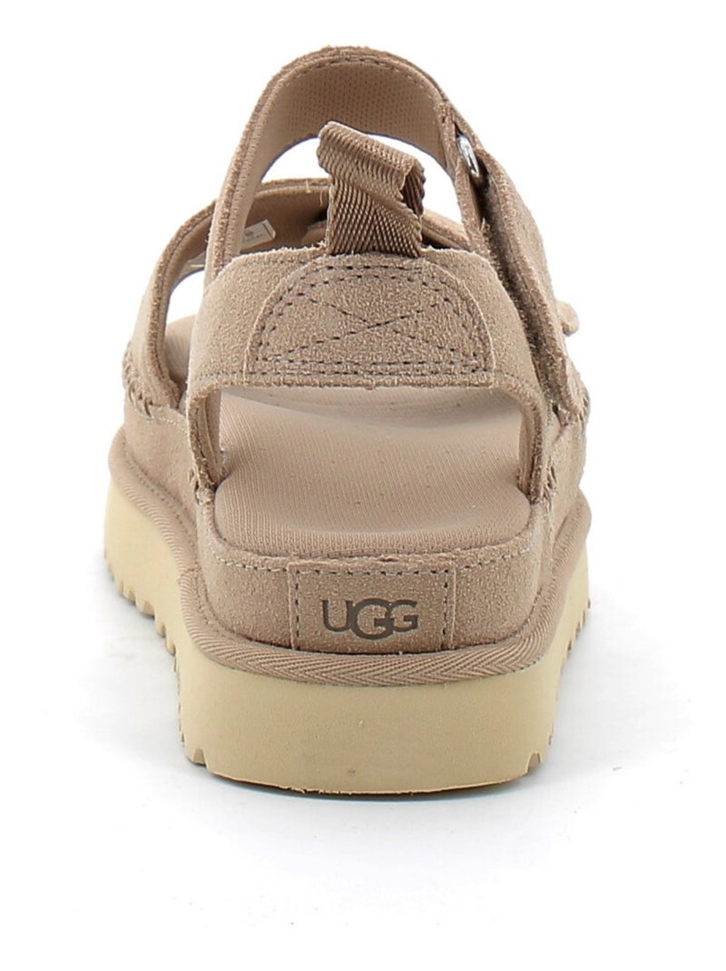 Sandales / Nue Pieds en Daim et eva ugg Beige - Kiabi